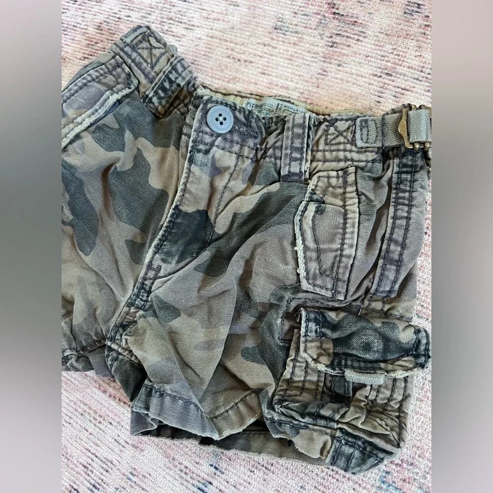 The Children's Place Green and Brown Cargo Shorts
